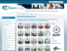 Tablet Screenshot of bukh-bremen.de